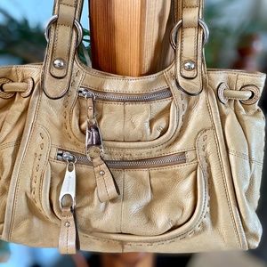 B. Makowsky Handbag - Tan - image 1